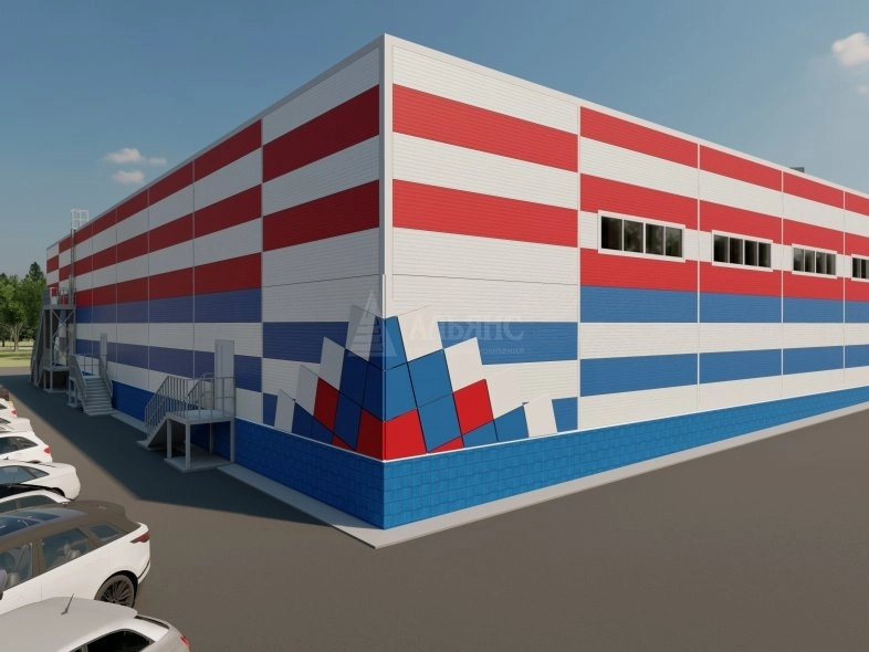 3D визуализация Магазин из сэндвич-панелей - фото 4
