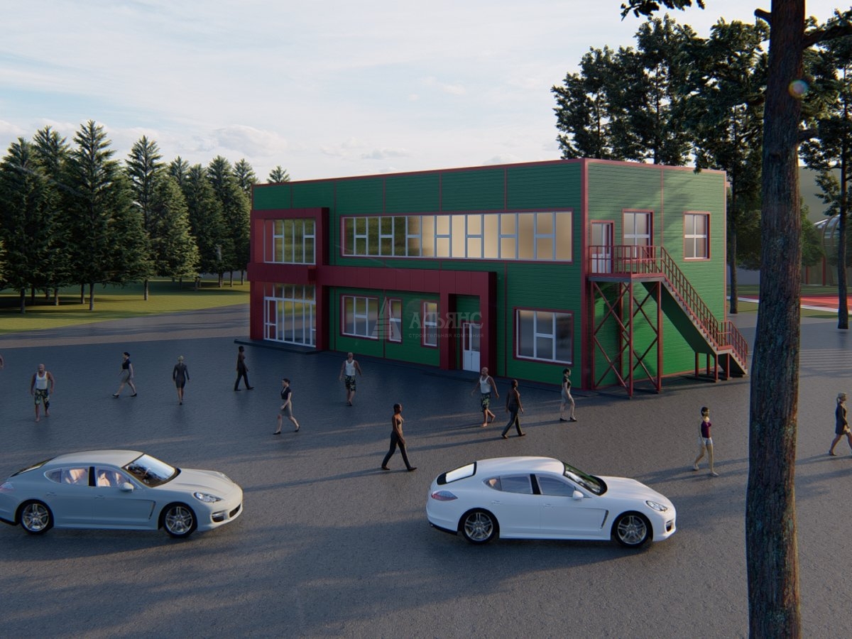 3D визуализация Офис из сэндвич-панелей - фото 5