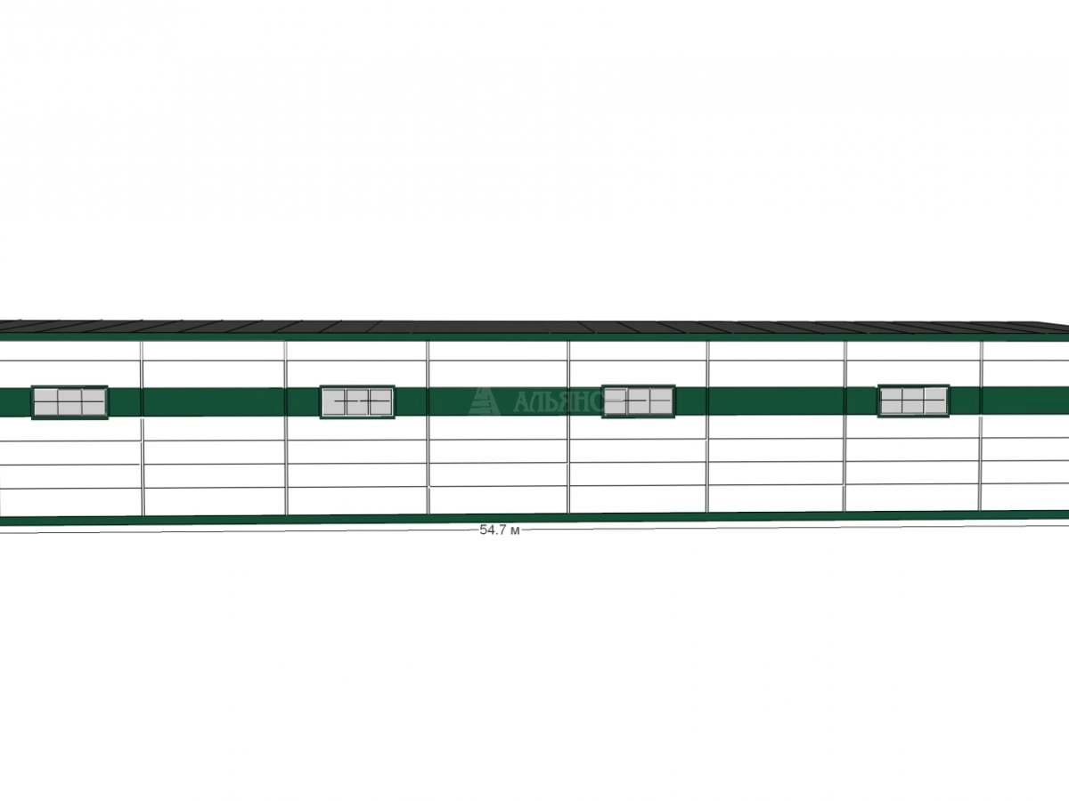 3D визуализация СТО из сэндвич-панелей - фото 15