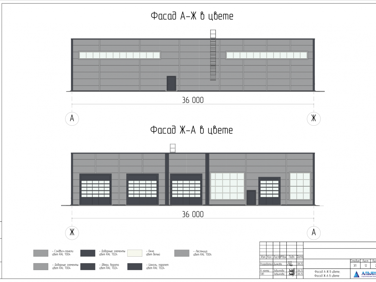 Планировка СТО из сэндвич-панелей -  фото 2