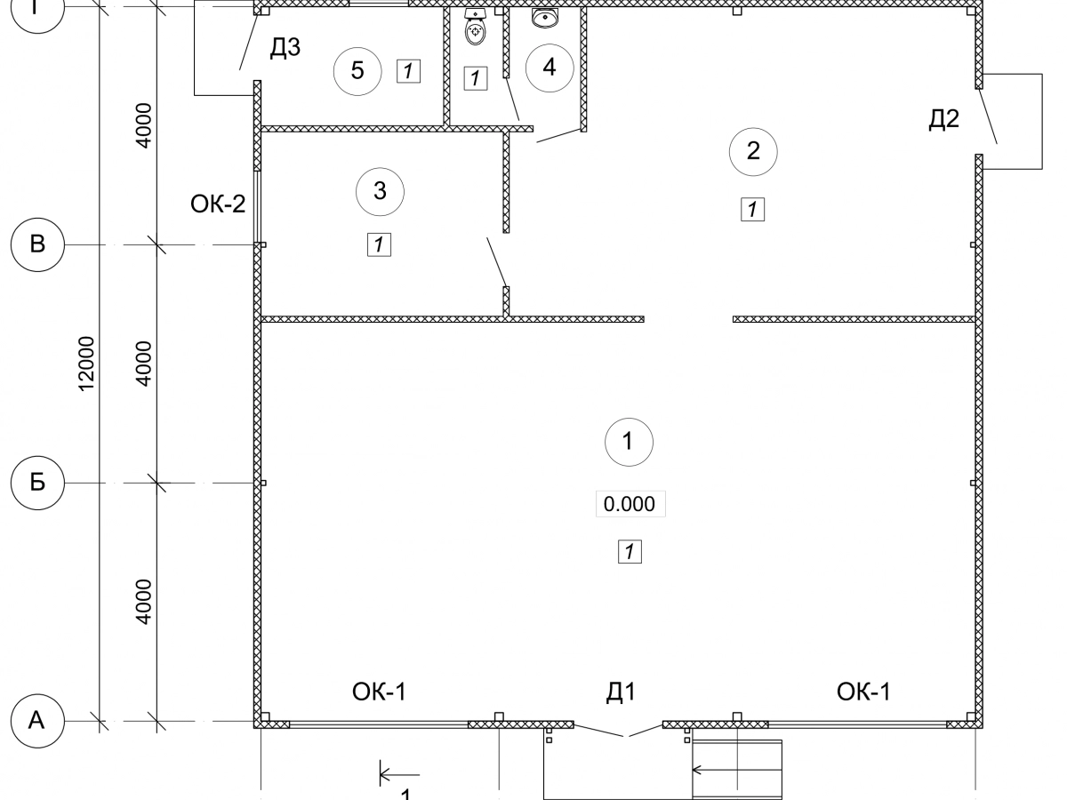 Планировка Магазин из сэндвич-панелей -  фото 1