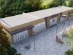 3D визуализация Придорожное кафе 